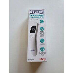 Dr. Talbot's Non-Contact Infrared Thermometer with Led Screen, White